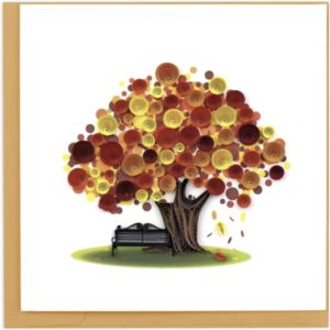 Quilled Autumn Tree Greeting Card