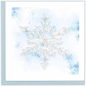 Quilled Snowflake Holiday Card