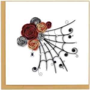 Quilled Spiders Web Greeting Card