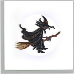 Quilled Witch Greeting Card